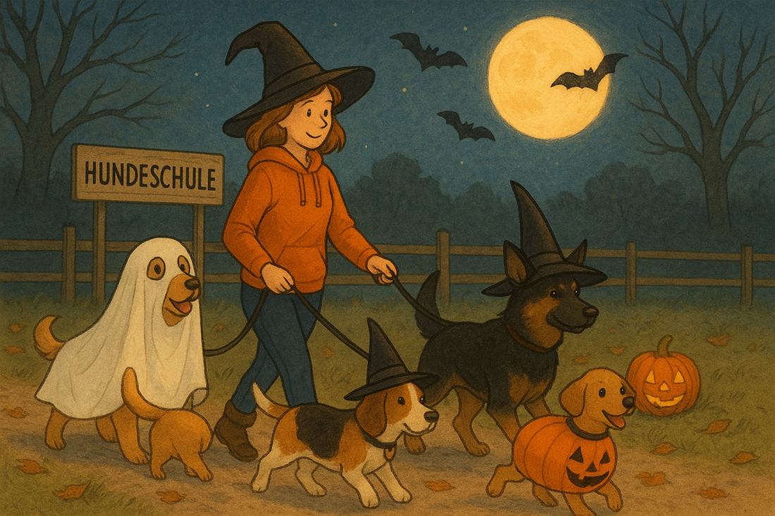 Halloween-Spaziergang mit geselligem Abschluss